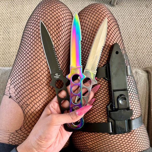 Thigh High Garter Belt Dagger